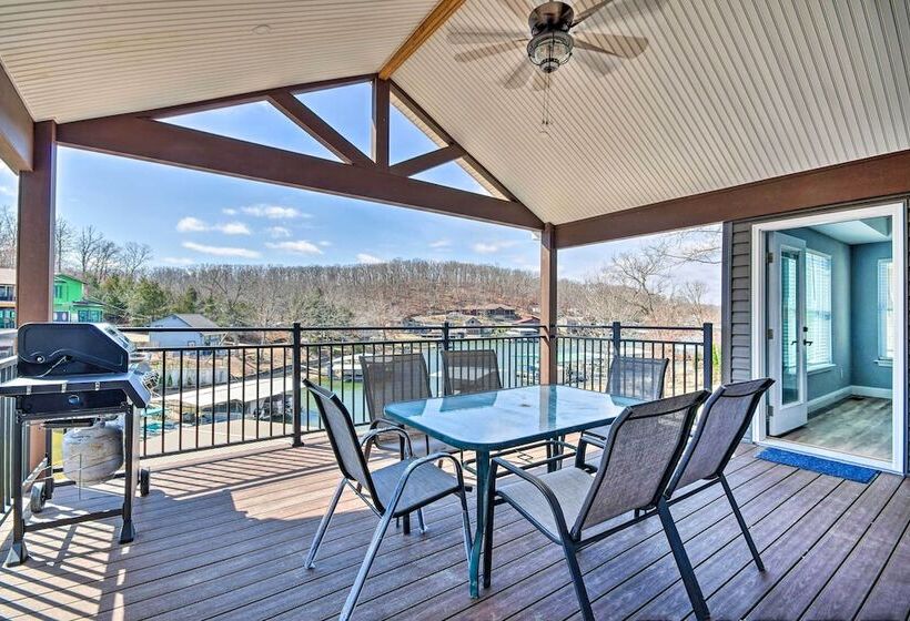 Dock & Fire Pit: Lakefront Rocky Mount Home!