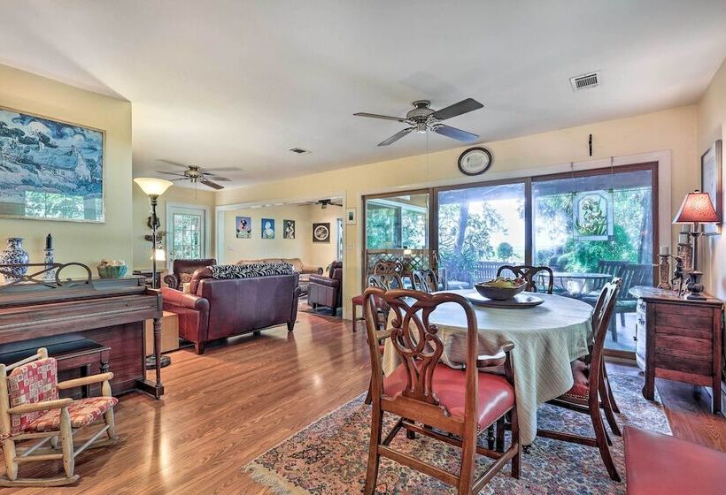 Rustic Beaufort Home W/ Stunning Marsh Views!