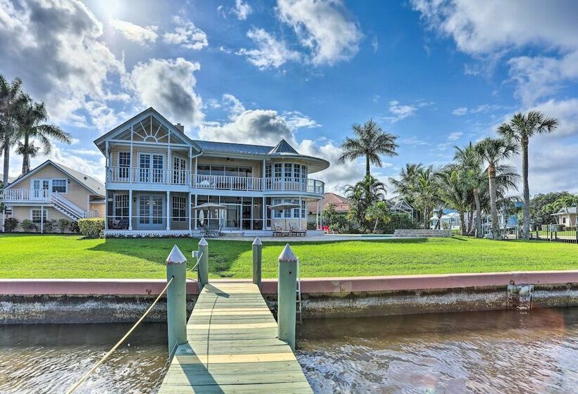 Upscale Waterfront Palm City Home W/ Dock!