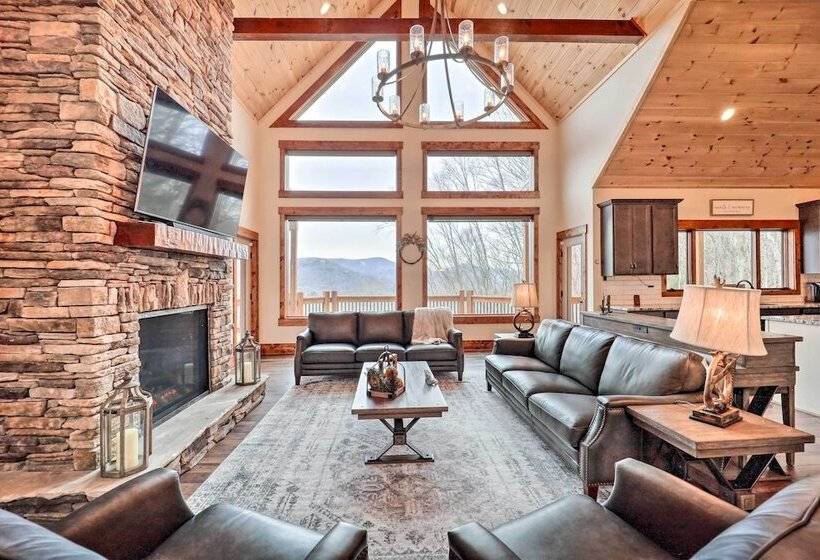 Mountainside Retreat W/ Fire Pit In Banner Elk