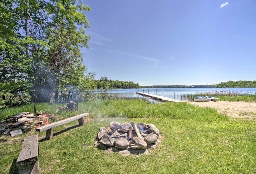 Lakefront Hackensack Cabin W/ Patio & Grill!