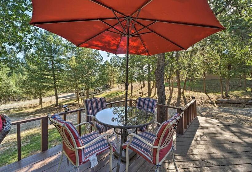 Pet Friendly Ruidoso Cabin W/ Hot Tub & Fire Pit