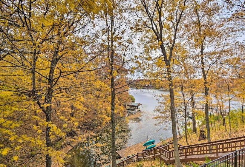 Stunning Waterfront Home W/ Fireplace & Grill