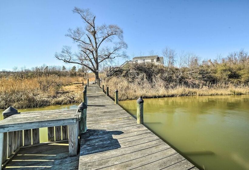 Waterfront Montross Home W/private Boat Slip!