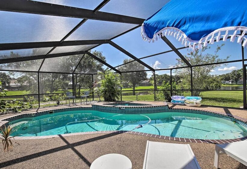 Waterfront Rancher Retreat   Exotic Bird Haven