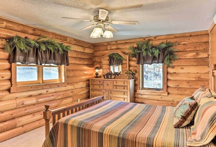 Hill City Log Cabin W/ On Site Trout Fishing!