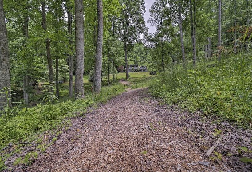 Vibrant Bryson City Home W/ Mtn Views & Deck!