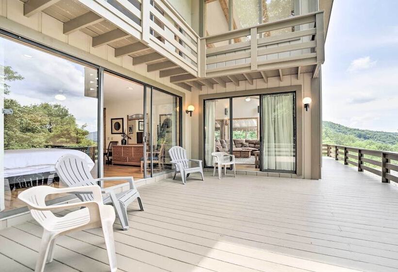 Vibrant Bryson City Home W/ Mtn Views & Deck!