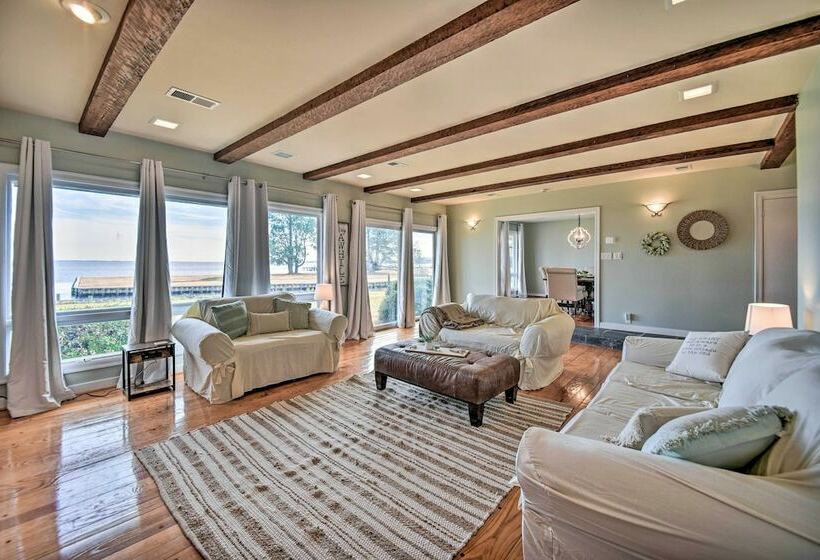 Riverfront Elizabeth City Retreat W/ Yard!