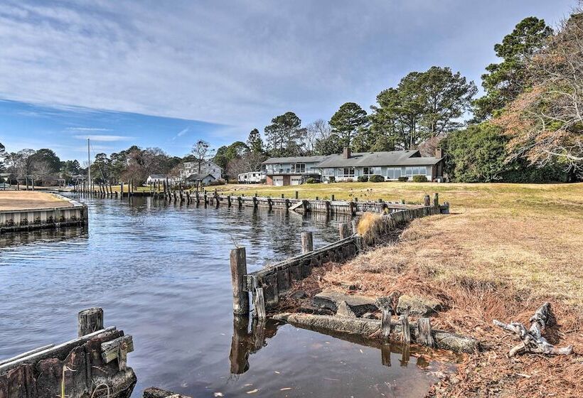Riverfront Elizabeth City Retreat W/ Yard!