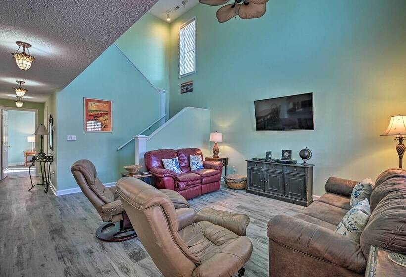 Steps To Pool & Ocean: Surfside Beach Home Base!