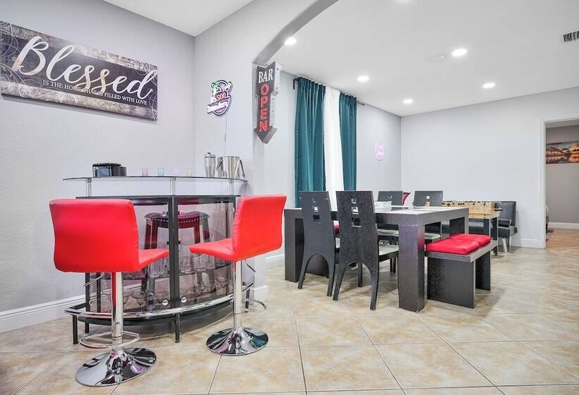 اقامتگاه Happy Escape, 15 Min To Beach, Massage Shower Jets, Bar, And Bbq