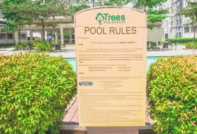 פנסיון Room In Condo   Butler S Bnb A Trees Residences Qc Phil