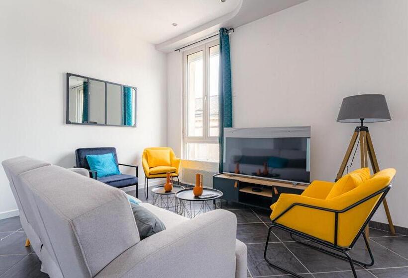 پانسیون Coeur De Ville #h3   Wifi Et Netflix   Lave Linge   Logement Partagé   Chambre Privée
