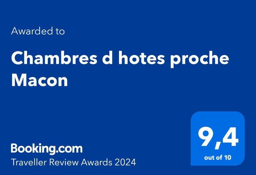 مبيت وإفطار Chambres D Hotes Proche Macon