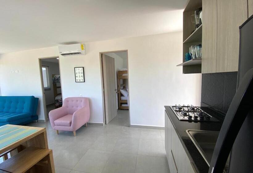 هتل Nahir Apartamento De Playa En Condominio Palmar Del Viento