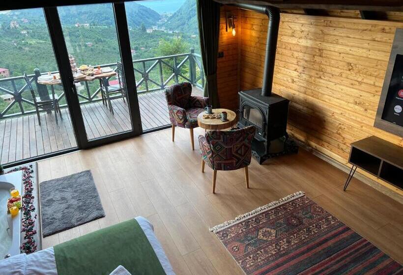 مبيت وإفطار Defne Bungalow Yomra