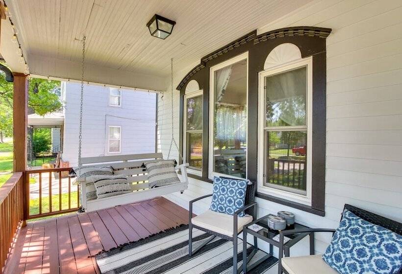 Central Chanute Historic Home W/ Porch!
