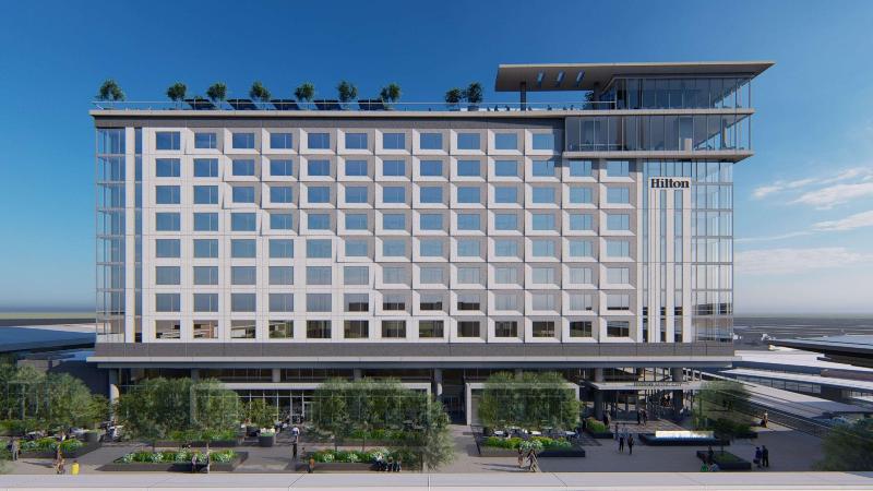 בית מלון כפרי Hilton Bna Nashville Airport Terminal