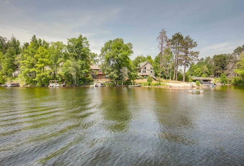 Lakefront Wisconsin Cabin: Dock, Walk To Beach!