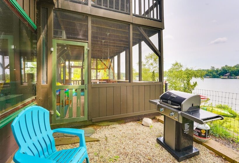Queensbury Lakefront Home: Screened Porch & Views!