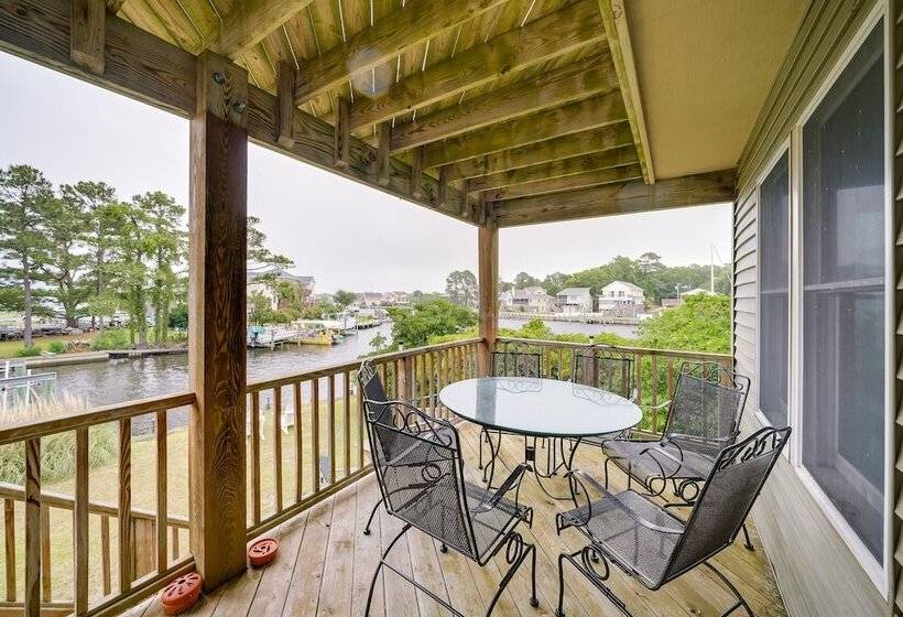 Waterfront Outer Banks Home W/ Beach Access