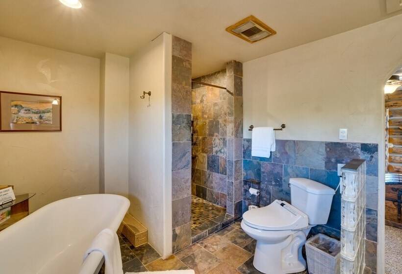 Heated Pool + Mtn Views: Log Cabin In Parker!