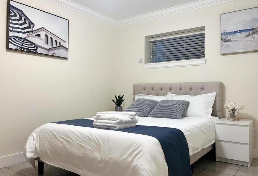 بنسيون Private Entry 2 Bedrooms Entire Suite Free Parking Near Skytrain Metrotown