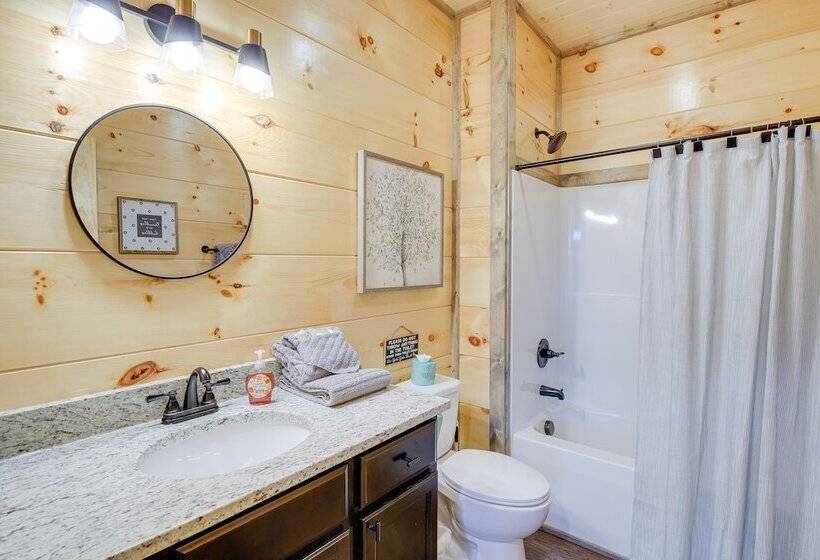 Hot Tub, Fireplace & Views: Sevierville Retreat!