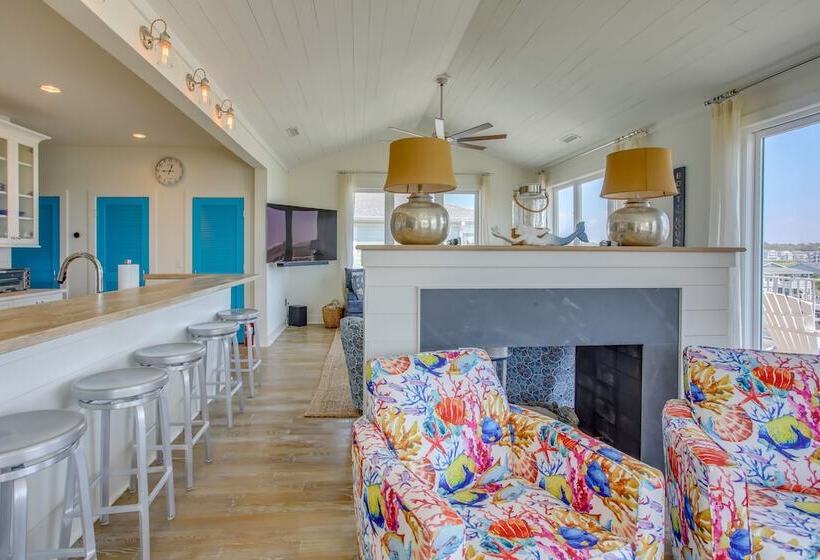 Holden Beach House W/ Boat Dock: Steps To Beach!