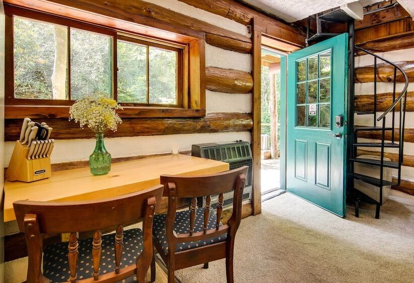 Pisgah Forest Cabin W/ Mountain + Waterfall Views!