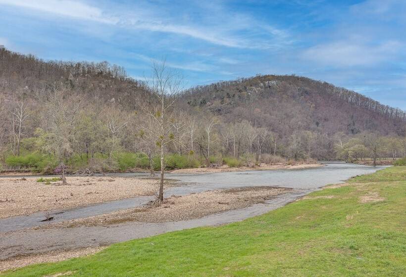 Riverfront Arkansas Abode W/ Deck & Grill!