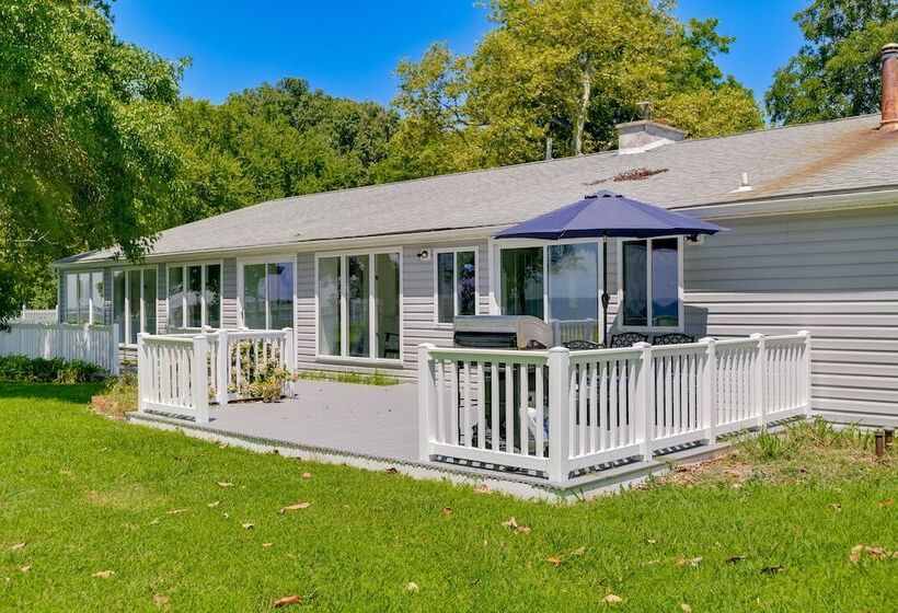 Sun Dappled Waterfront Home On Potomac River!