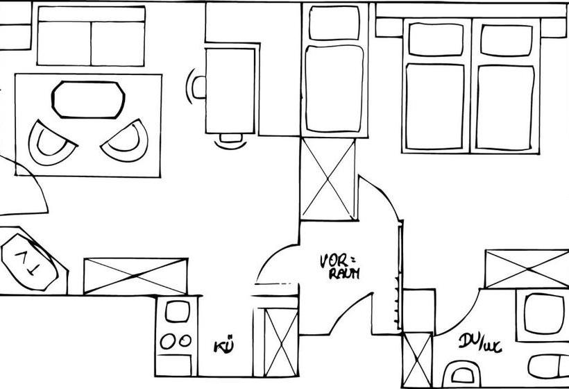 酒店 Ferienwohnung Hierzegger
