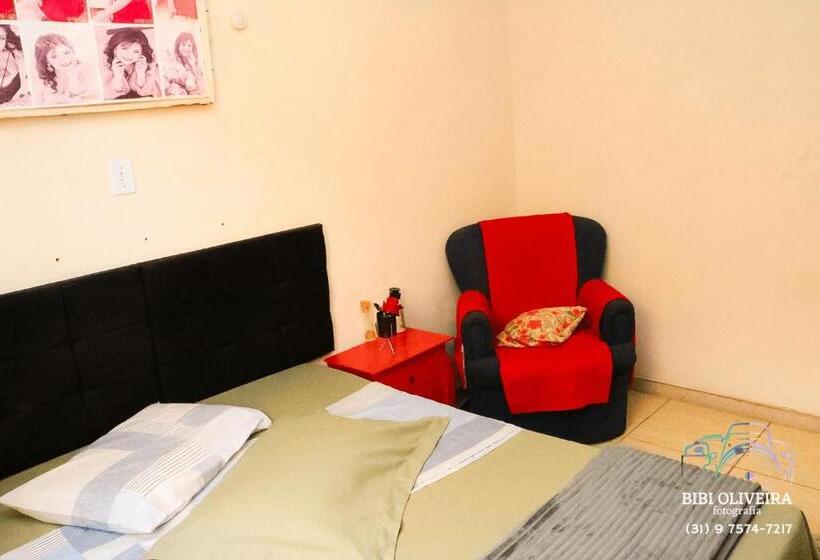膳宿费 Quarto Duplo Em Casa Com Piscina Em Bh