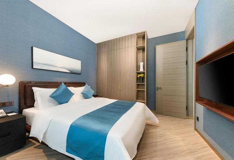 Sha Zhi Ye Serviced Apartment Hotel   Houjie Wanda Plaza Liaoxia Subway Station