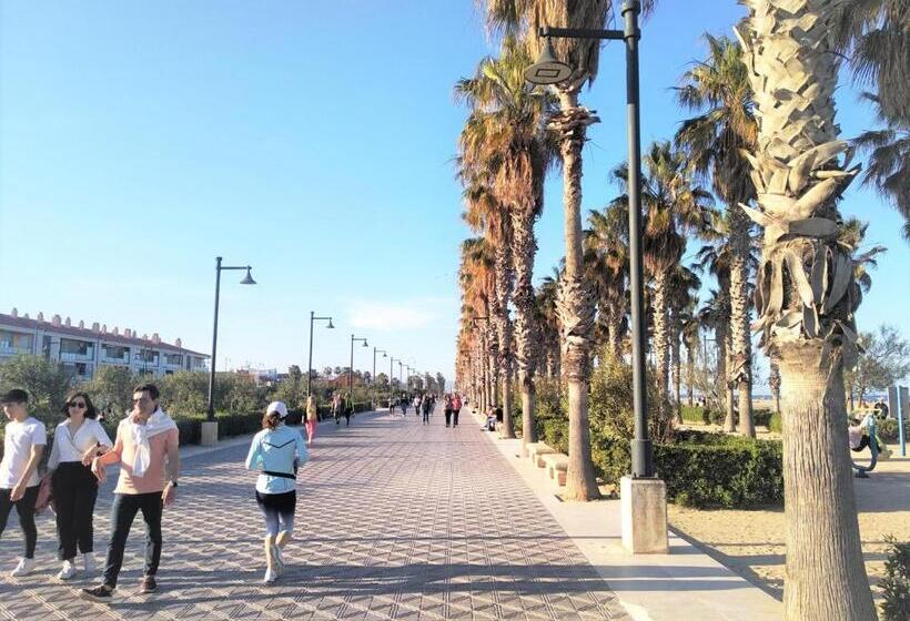 پانسیون Nueva Habitacion A Metros De Playa Con Cocina Y Wc Compartido, Terraza Y Zonas Comunes 3ac