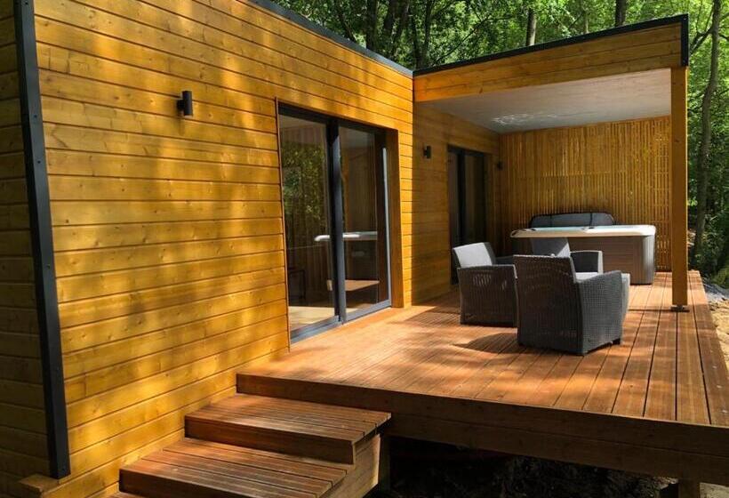 펜션 Les Cabanes Du Lac   Spa   Petit Déjeuné   Cabane Du Frêne & Cabane Du Chêne Premium
