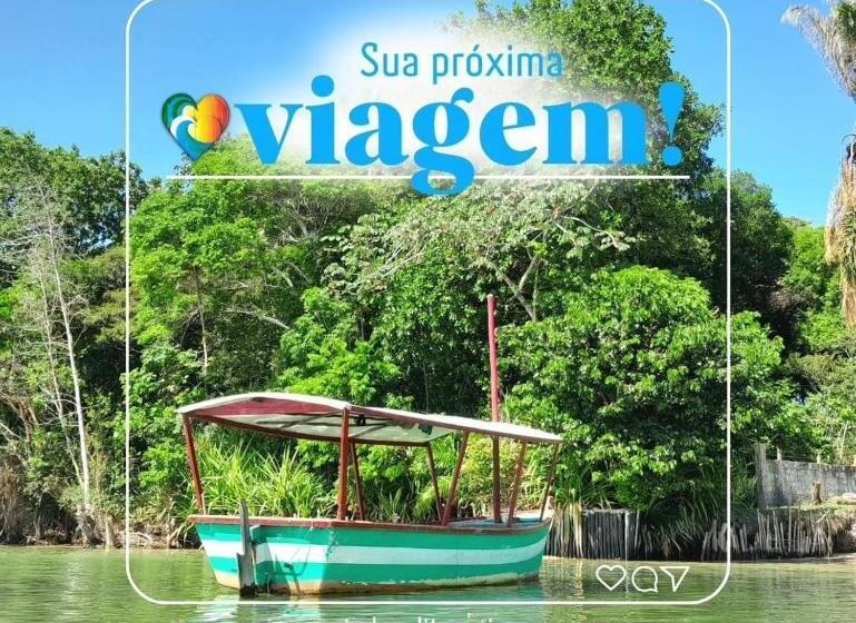 ユースホステル Pousada Raio De Sol   Ilha De Itaparica  Catu á 150 M Da Praia