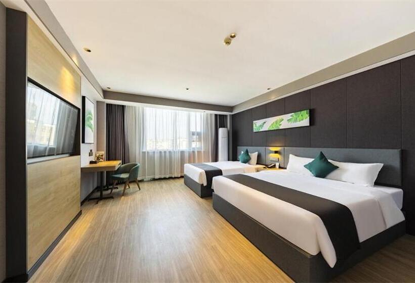 Отель Thank Inn Plus Xinyang Gushi Liaocheng Avenue