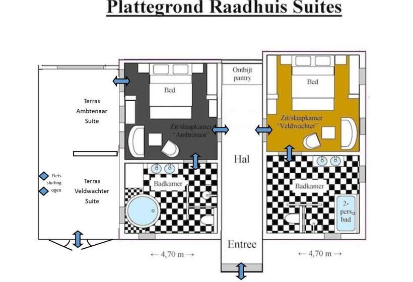 민박 Raadhuis Dinther Suites