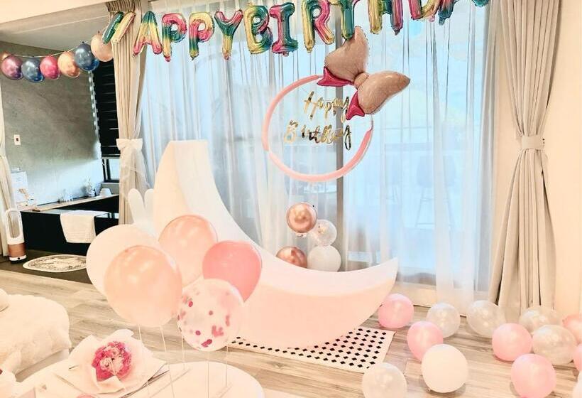 تختخواب و صبحانه 拾月。頭城無邊際泳池溫泉房