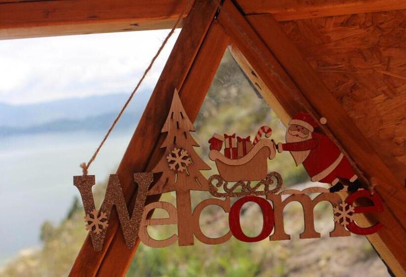 مبيت وإفطار Lago De Tota Playa Blanca Glamping Kairos