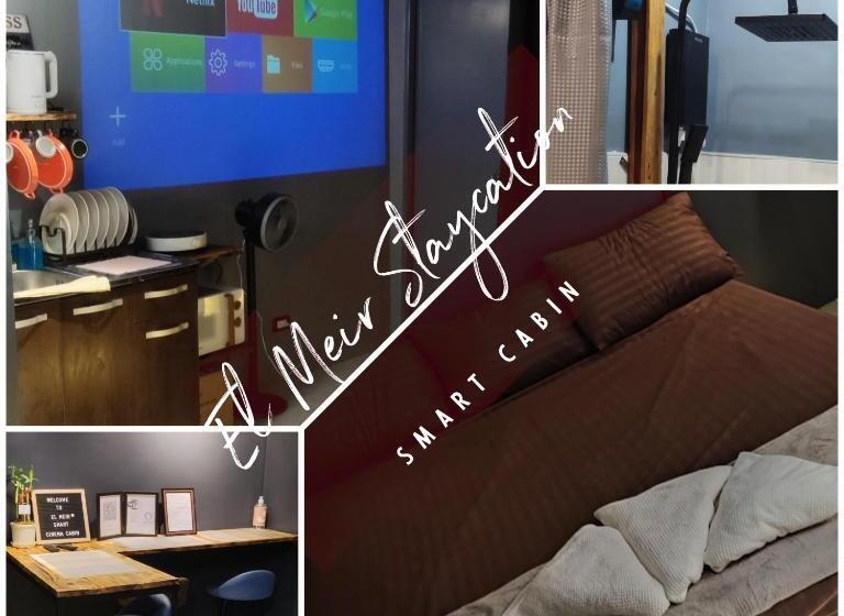 بنسيون El Meir Staycation Smart Cabin Beside Enchanted Kingdom