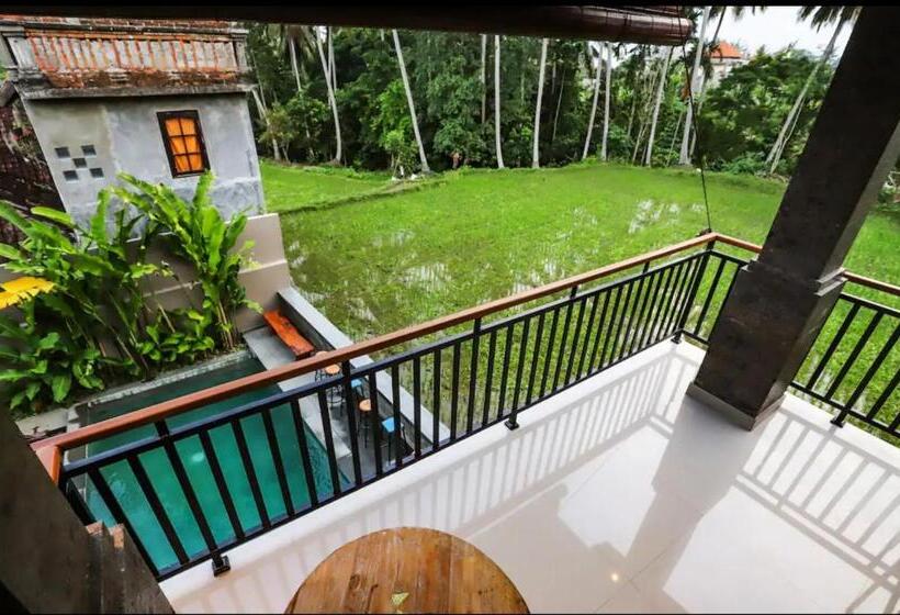 膳宿费 Harmony House 7: Rice Field View. Near Ubud Center