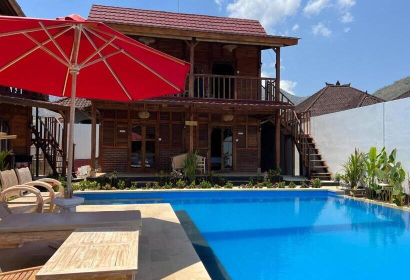 리조트 Melasti Mountain Villa, Amed Bali   Agung Room 1