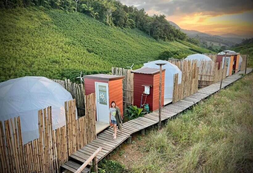 リゾートホテル Lanlom Cafe&huaikon Homestay