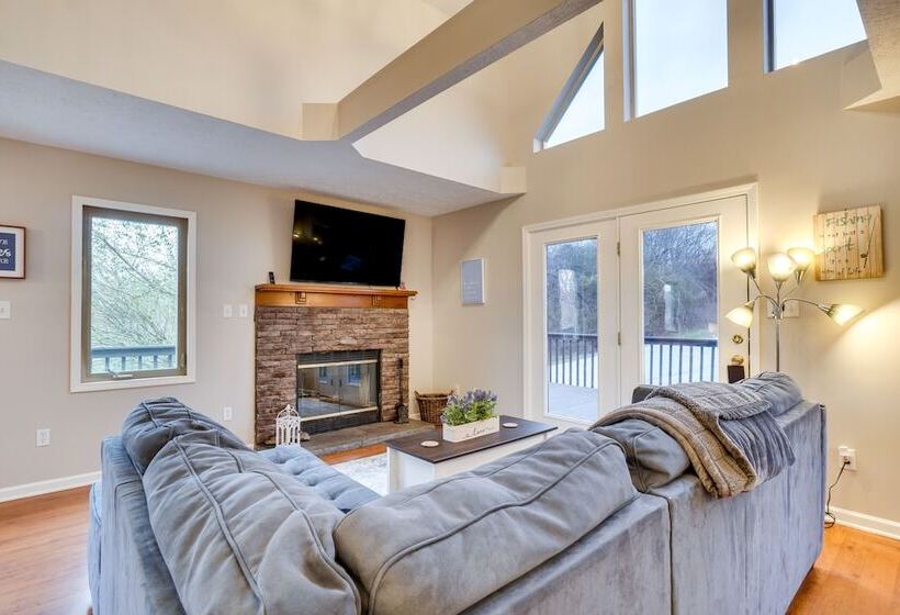 Private Vonore A Frame Chalet: Walk To Golf Club!