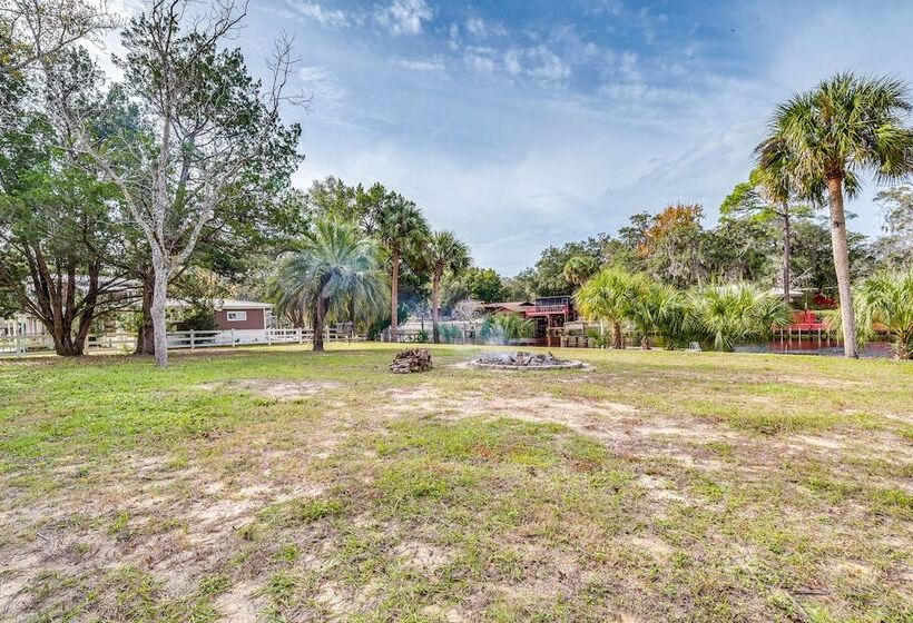 Riverfront Fishers Paradise In Florida W/ Dock!