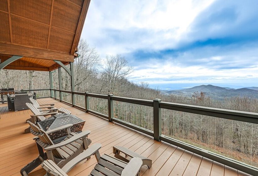 Sapphire Mountaintop Cabin W/ Views & 2 Decks